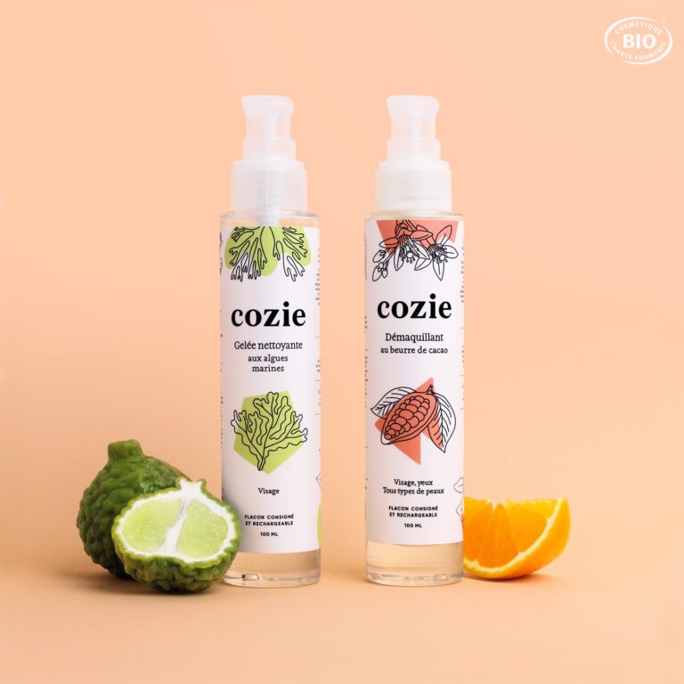 Cozie - Duo So Clean : démaquillant + gelée nettoyante