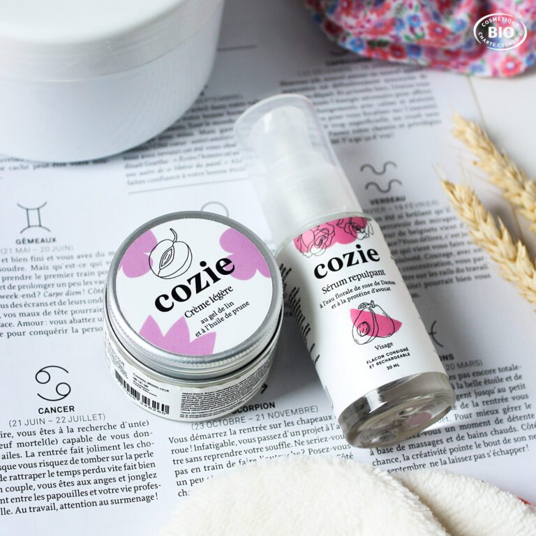 Cozie - Duo Super Glow : sérum repulpant + crème légère