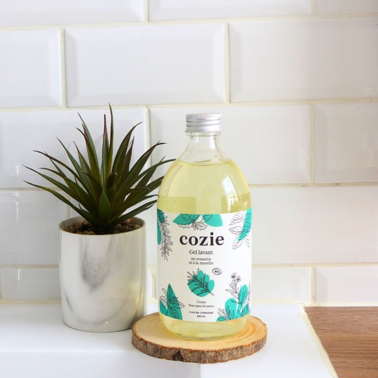 Gel lavant au romarin et a la menthe 500ml ECO RECHARGE